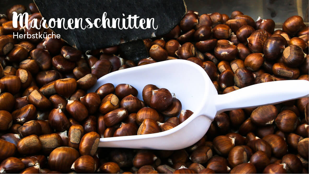 Herbstküche – Maronenschnitten