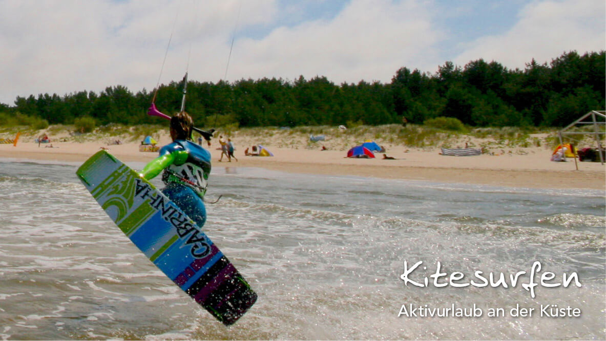 Kitesurfen auf Usedom – Spiel mit dem Wind